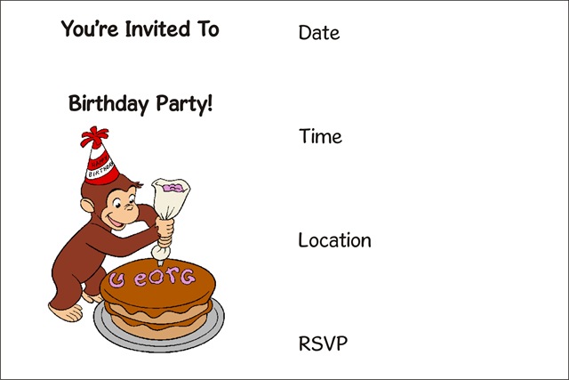 FREE Printable Birthday Party Invitations – Hannah Montana, Dora, 