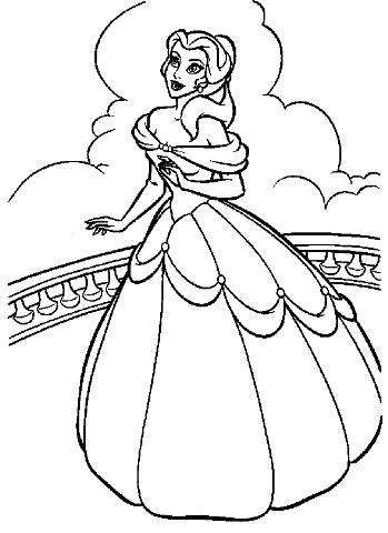 Disney Valentines  Coloring Pages on Disney Princess Coloring3
