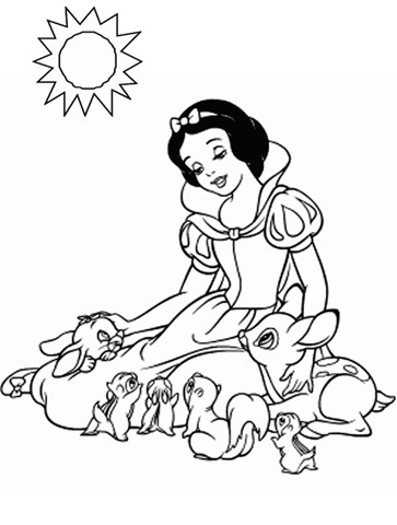 princesses coloring sheet. Printable Coloring Pages