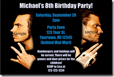 wwe birthday party invitation