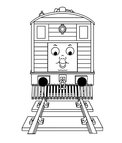 thomas train free coloring pages printable