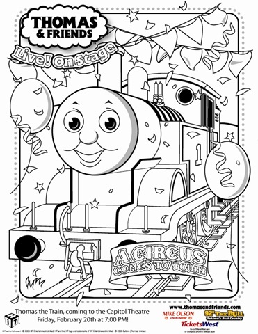 Thomas the Train Coloring Pages