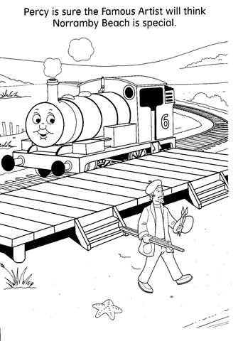Thomas  Train Birthday Party Ideas on Thomas The Train Coloring Pages   Free Printable Coloring Pages