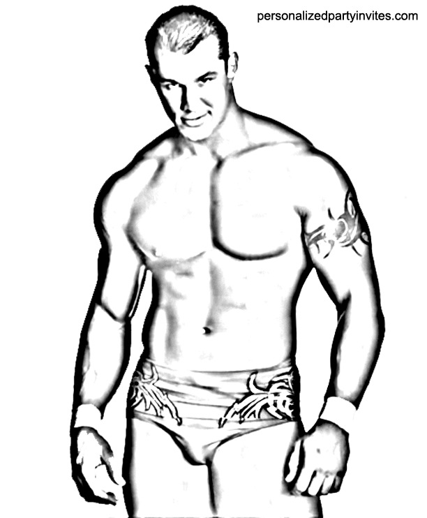 how to draw wwe randy orton