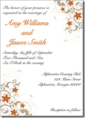 atlanta wedding invitations