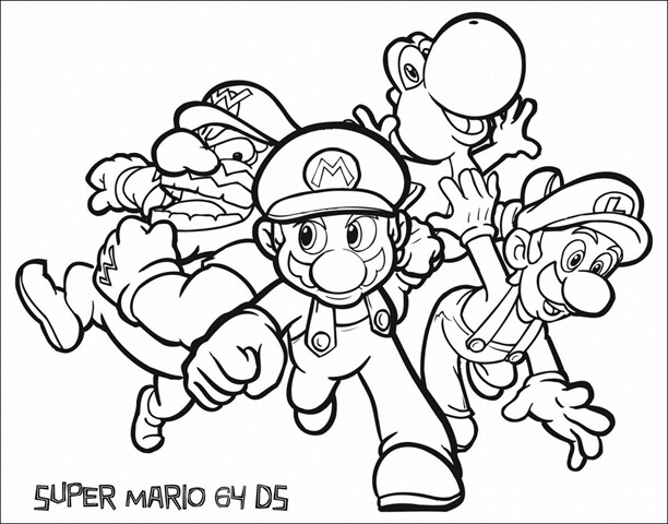 super-mario-brothers-mario-luigi-free-printable-coloring-pages-sheets