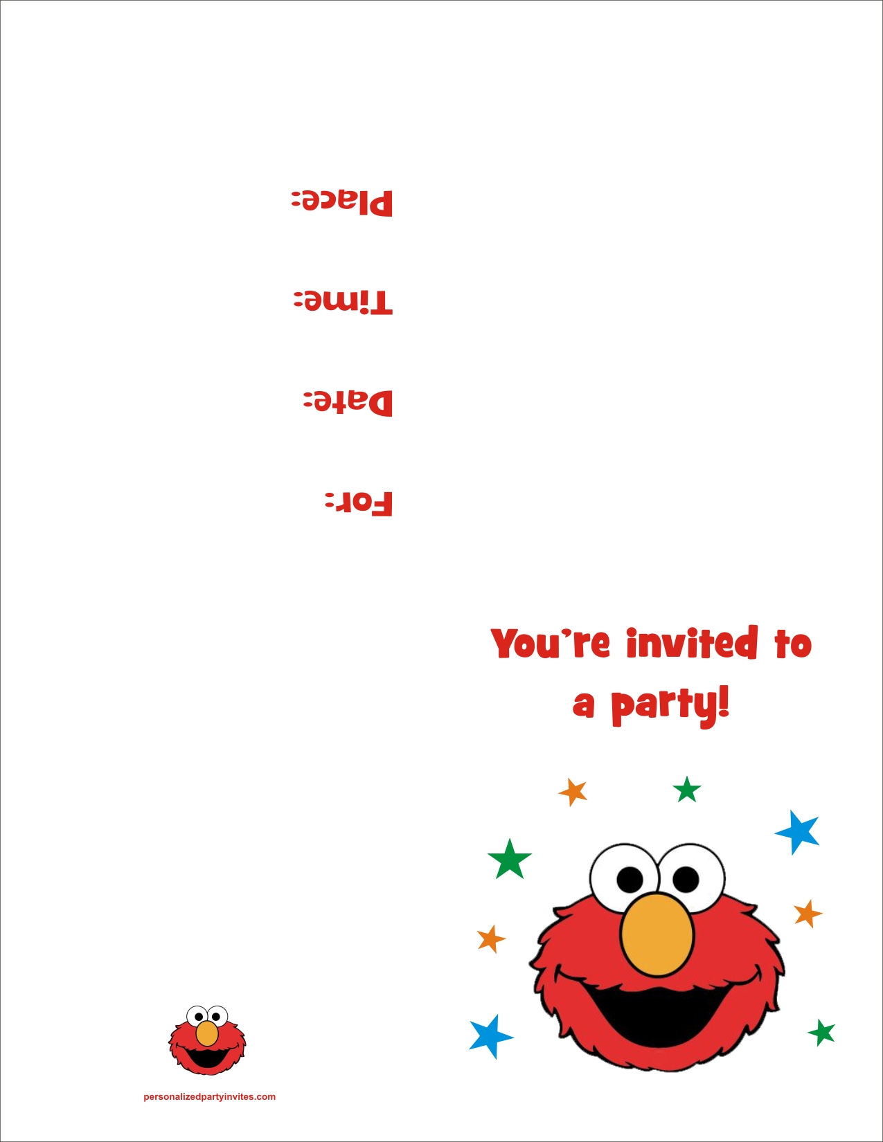 Elmo Free Printable Invitations Printable Templates
