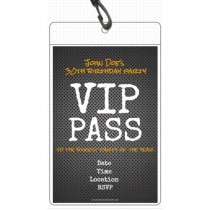 Metal Grid VIP Pass Invitation with Lanyard
