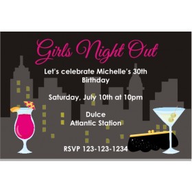 Girls Night Out or Bachelorette Party Invitation